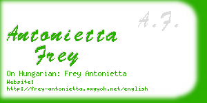 antonietta frey business card